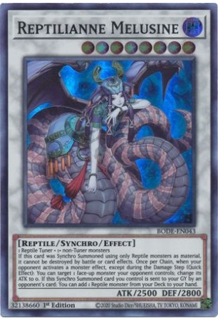 Reptilianne Melusine - BODE-EN043 - Super Rare - Duelshop