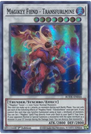 Magikey Fiend - Transfurlmine - BODE-EN044 - Super Rare