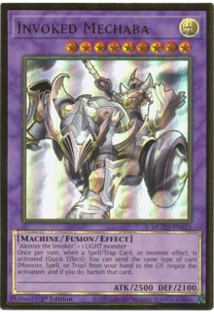 Invoked Mechaba - MGED-EN025 - Premium Gold Rare