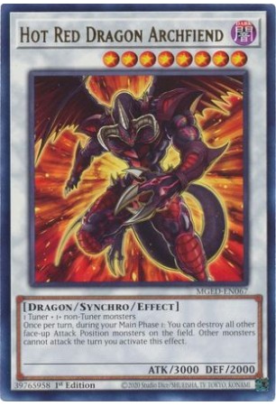 Hot Red Dragon Archfiend - MGED-EN067 - Rare