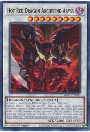 Hot Red Dragon Archfiend Abyss - MGED-EN068 - Rare