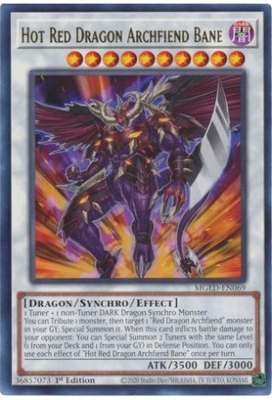 Hot Red Dragon Archfiend Bane - MGED-EN069 - Rare