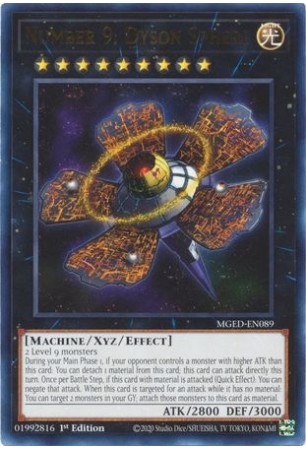 Number 9: Dyson Sphere - MGED-EN089 - Rare