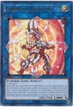 Firewall Dragon (alt. art - orange) - MGED-EN141 - Rare