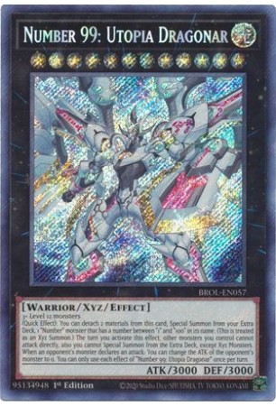 Number 99: Utopia Dragonar - BROL-EN057 - Secret Rare