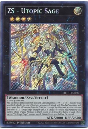 ZS - Utopic Sage - BROL-EN058 - Secret Rare