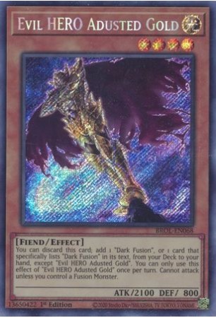 Evil HERO Adusted Gold - BROL-EN068 - Secret Rare