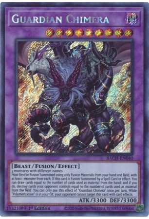 Guardian Chimera - BACH-EN040 - Secret Rare