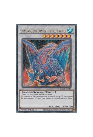 Gungnir, Dragon of the Ice Barrier - HAC1-EN053 - Duel Terminal Ultra Parallel Rare