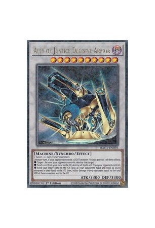 Ally of Justice Decisive Armor - HAC1-EN092 - Duel Terminal Ultra Parallel Rare