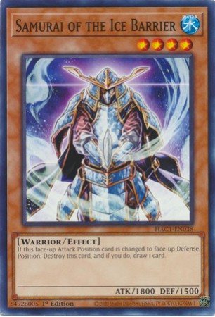 Samurai of the Ice Barrier - HAC1-EN038 - Common