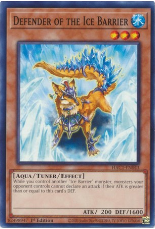 Defender of the Ice Barrier - HAC1-EN043 - Common