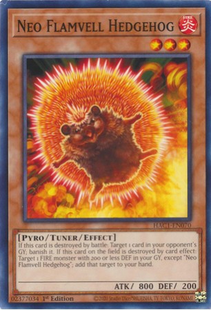 Neo Flamvell Hedgehog - HAC1-EN070 - Common