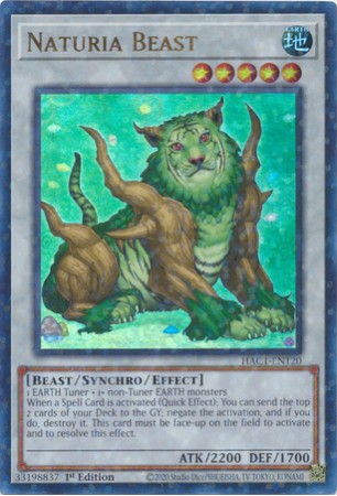 Naturia Beast - HAC1-EN120 - Duel Terminal Ultra Parallel Rare