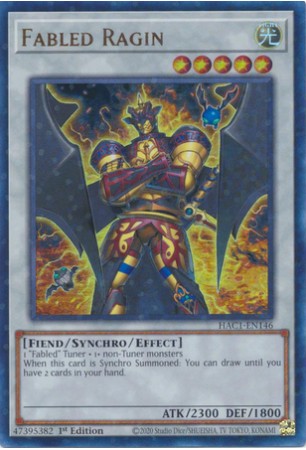 Fabled Ragin - HAC1-EN146 - Duel Terminal Ultra Parallel Rare