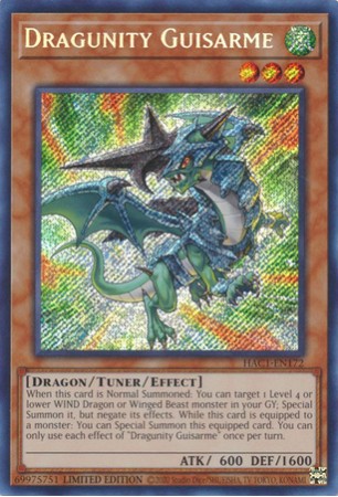 Dragunity Guisarme - HAC1-EN172 - Secret Rare