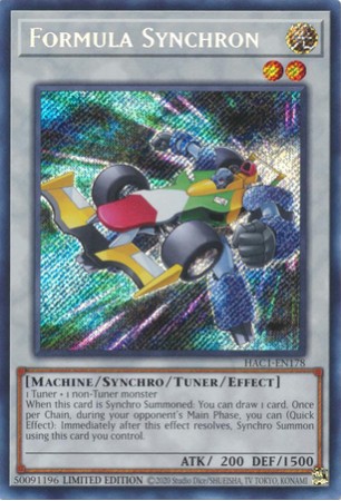 Formula Synchron - HAC1-EN178 - Secret Rare