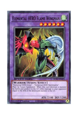 Elemental HERO Flame Wingman - SGX1-ENA21 - Common