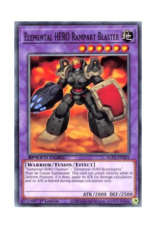 Elemental HERO Rampart Blaster - SGX1-ENA23 - Common