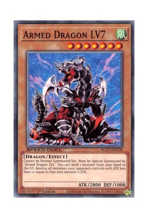 Armed Dragon LV7 - SGX1-ENC08 - Secret Rare