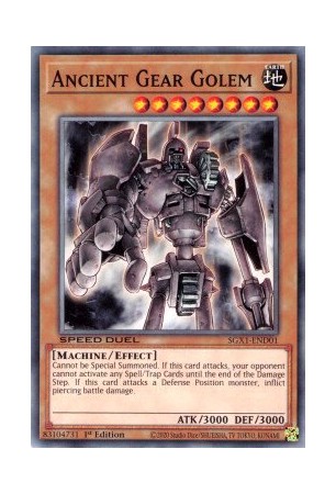 Ancient Gear Golem - SGX1-END01 - Common