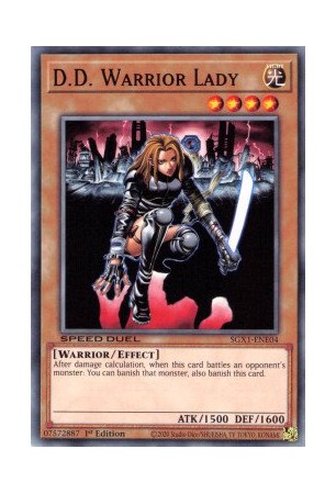 D.D. Warrior Lady - SGX1-ENE04 - Secret Rare