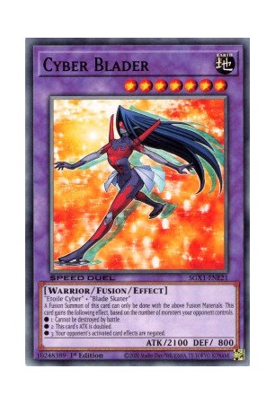 Cyber Blader - SGX1-ENE21 - Secret Rare