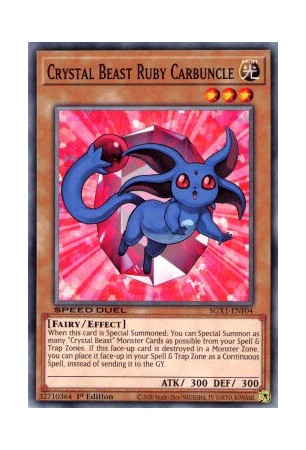 Crystal Beast Ruby Carbuncle - SGX1-ENF04 - Common