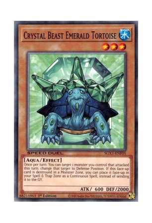 Crystal Beast Emerald Tortoise - SGX1-ENF05 - Common