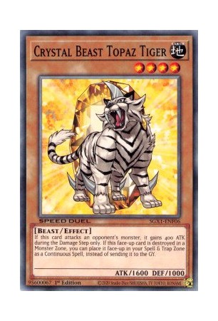 Crystal Beast Topaz Tiger - SGX1-ENF06 - Common