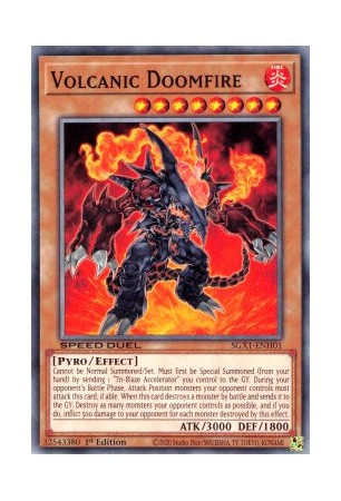 Volcanic Doomfire - SGX1-ENH01 - Secret Rare