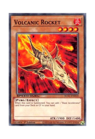 Volcanic Rocket - SGX1-ENH10 - Secret Rare