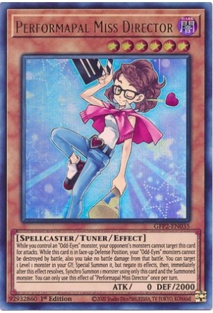 Performapal Miss Director - GFP2-EN035 - Ultra Rare