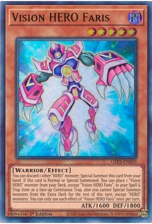 Vision HERO Faris - GFP2-EN059 - Ultra Rare