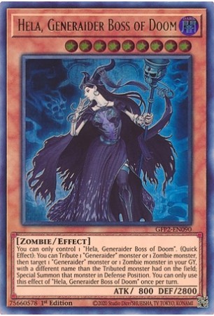 Hela, Generaider Boss of Doom - GFP2-EN090 - Ultra Rare