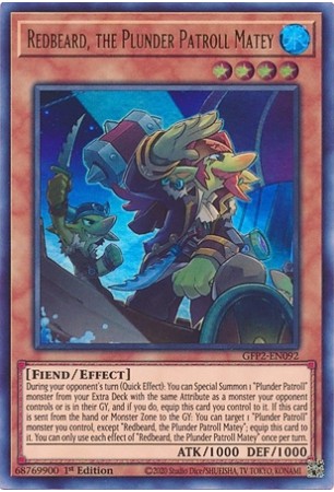 Redbeard, the Plunder Patroll Matey - GFP2-EN092 - Ultra Rare