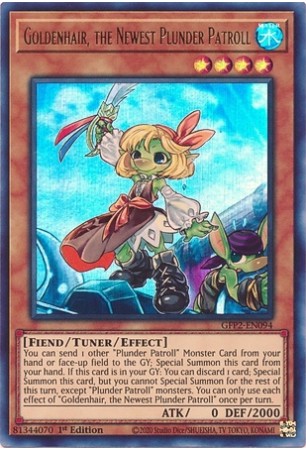 Goldenhair, the Newest Plunder Patroll - GFP2-EN094 - Ultra Rare