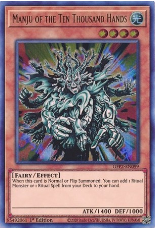 Manju of the Ten Thousand Hands - GFP2-EN099 - Ultra Rare