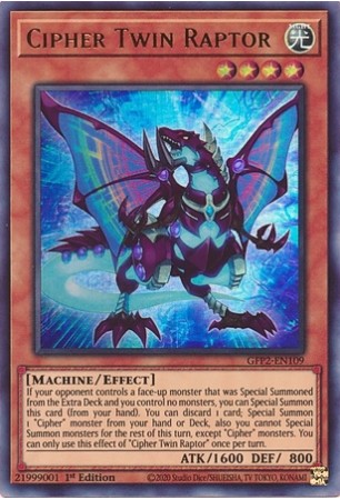 Cipher Twin Raptor - GFP2-EN109 - Ultra Rare