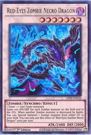 Red-Eyes Zombie Necro Dragon - GFP2-EN133 - Ultra Rare