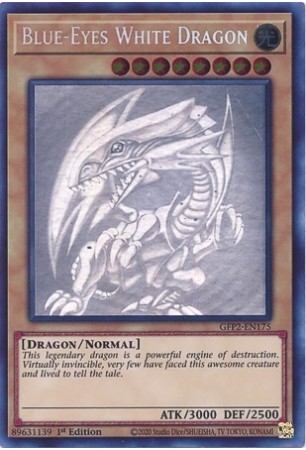 Blue-Eyes White Dragon - GFP2-EN175 - Ghost Rare