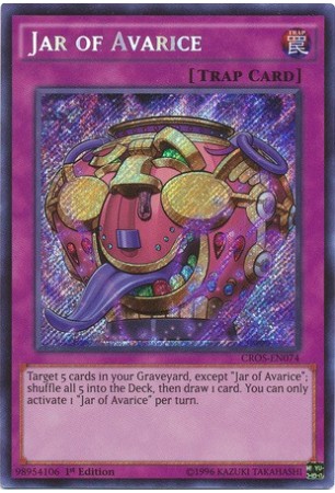 Jar of Avarice - CROS-EN074 - Secret Rare