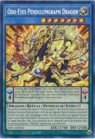 Odd-Eyes Pendulumgraph Dragon - DIFO-EN034 - Secret Rare