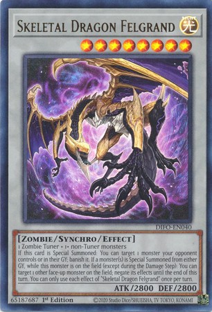 Skeletal Dragon Felgrand - DIFO-EN040 - Ultra Rare