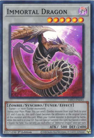 Immortal Dragon - DIFO-EN041 - Super Rare