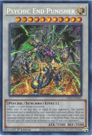 Psychic End Punisher - DIFO-EN043 - Secret Rare