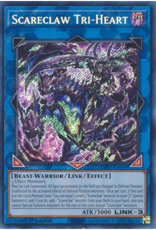 Scareclaw Tri-Heart - DIFO-EN049 - Secret Rare