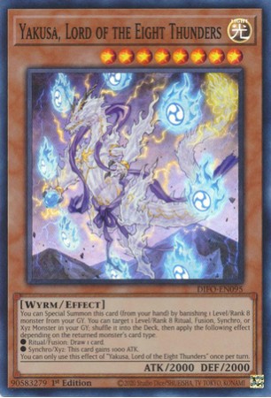 Yakusa, Lord of the Eight Thunders - DIFO-EN095 - Super Rare