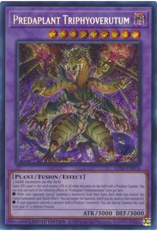 Predaplant Triphyoverutum - LDS3-EN076 - Secret Rare