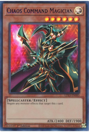 Chaos Command Magician (Blue) - LDS3-EN083 - Ultra Rare